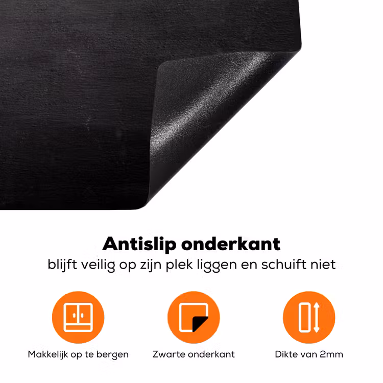 Lelietjes van dalen - Bloemen - Strik Inductie beschermer vinyl 3mm klein -zzzzzzz-td-onderkant