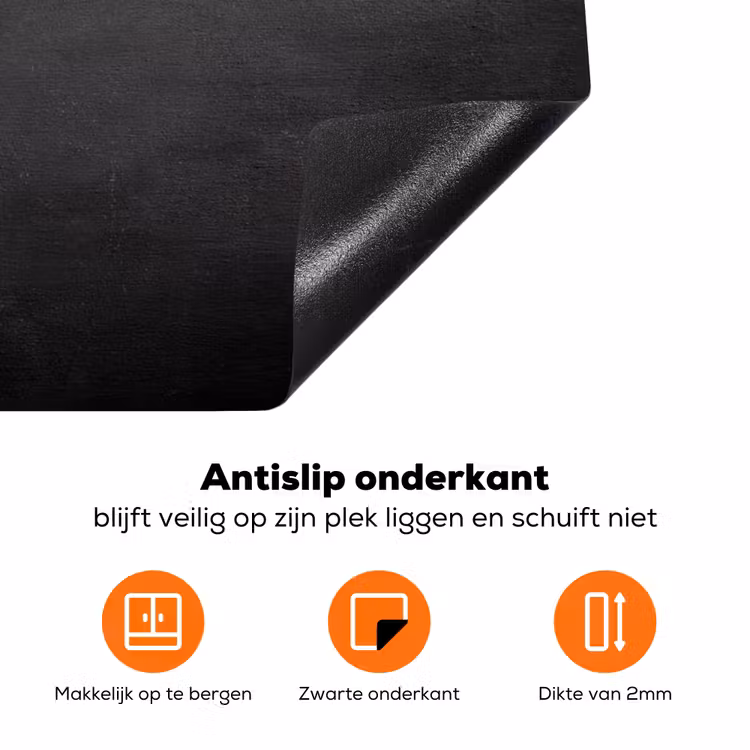 Lelietjes van dalen - Bloemen - Strik - Flora Inductie beschermer vinyl 3mm groot -zzzzzzz-td-onderkant