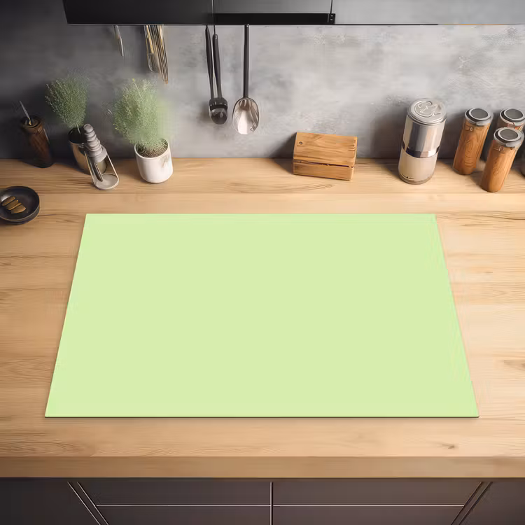 Light - Lime - Groen Inductie beschermer vinyl 3mm klein 276 -sfeer5