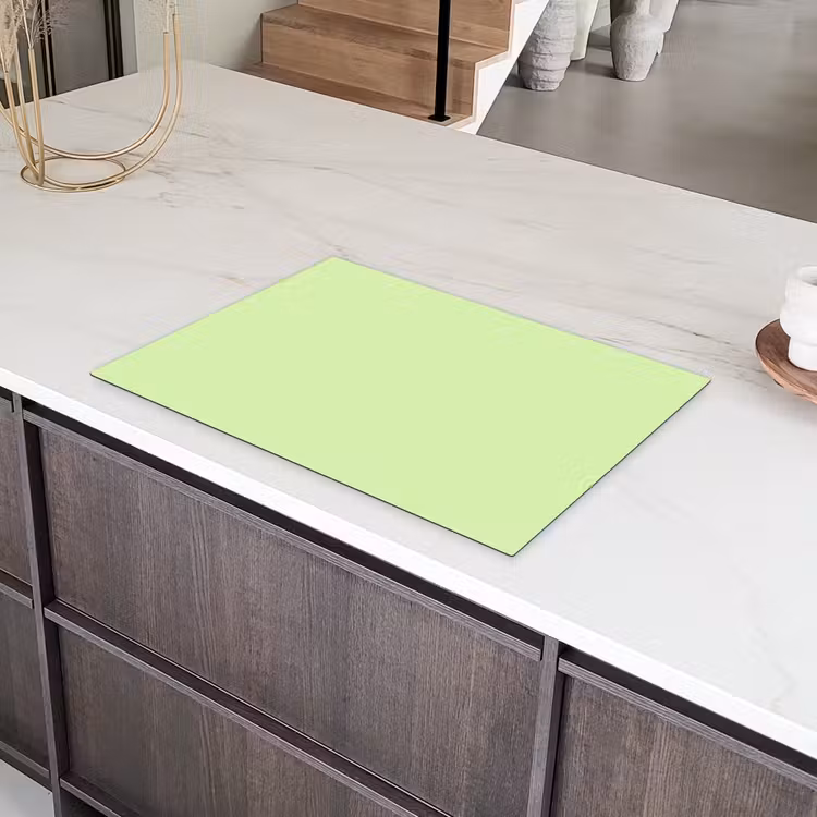 Light - Lime - Groen Inductie beschermer vinyl 3mm klein 276 -sfeer8