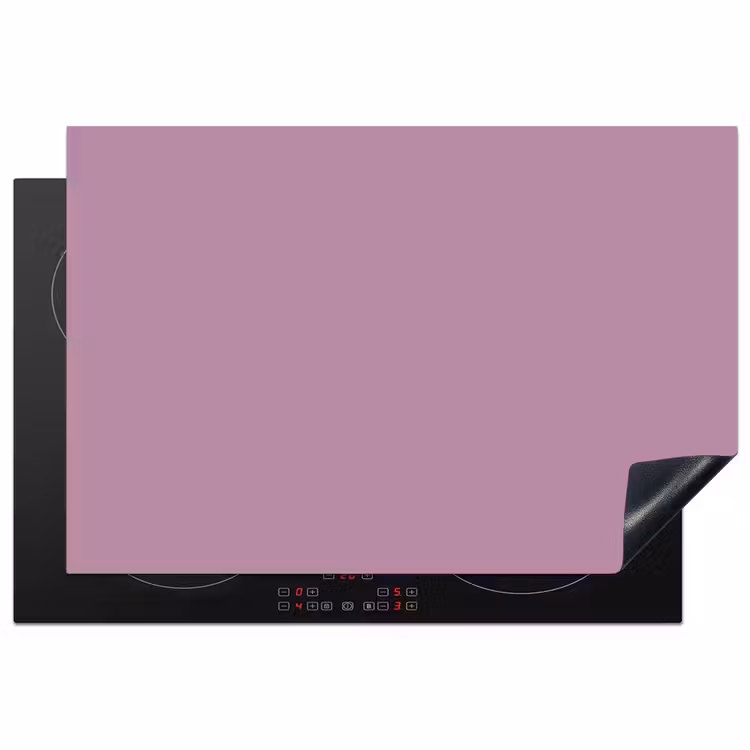 Lilac - Paars - Mauve Inductie beschermer vinyl 3mm klein 276 -3d