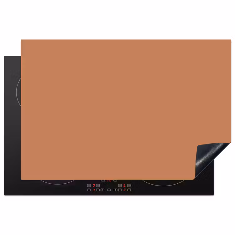 Little - Italy - Oranje Inductie beschermer vinyl 3mm klein 276 -3d