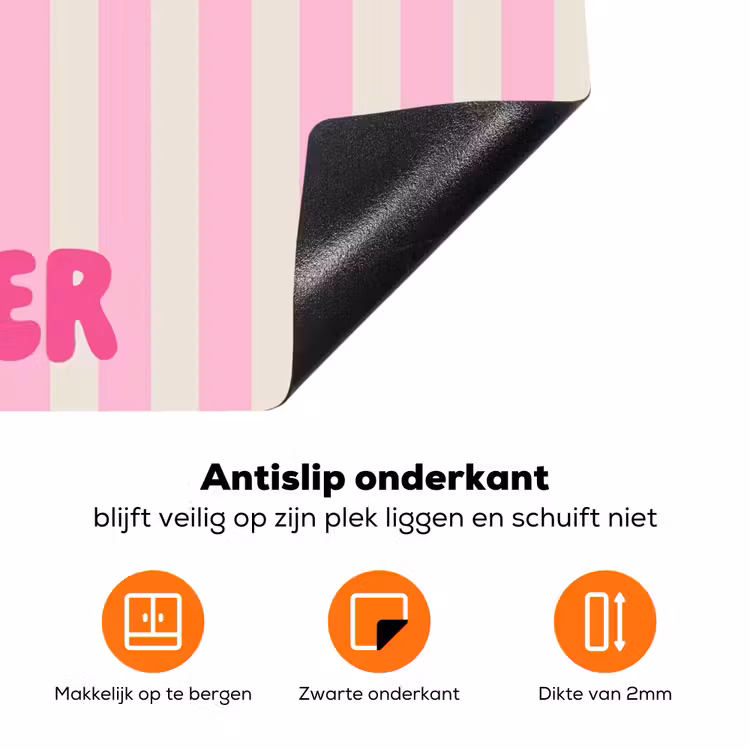 Lobster - Love - Valentijn Inductie beschermer vinyl 3mm klein -zzzzzzz-td-onderkant