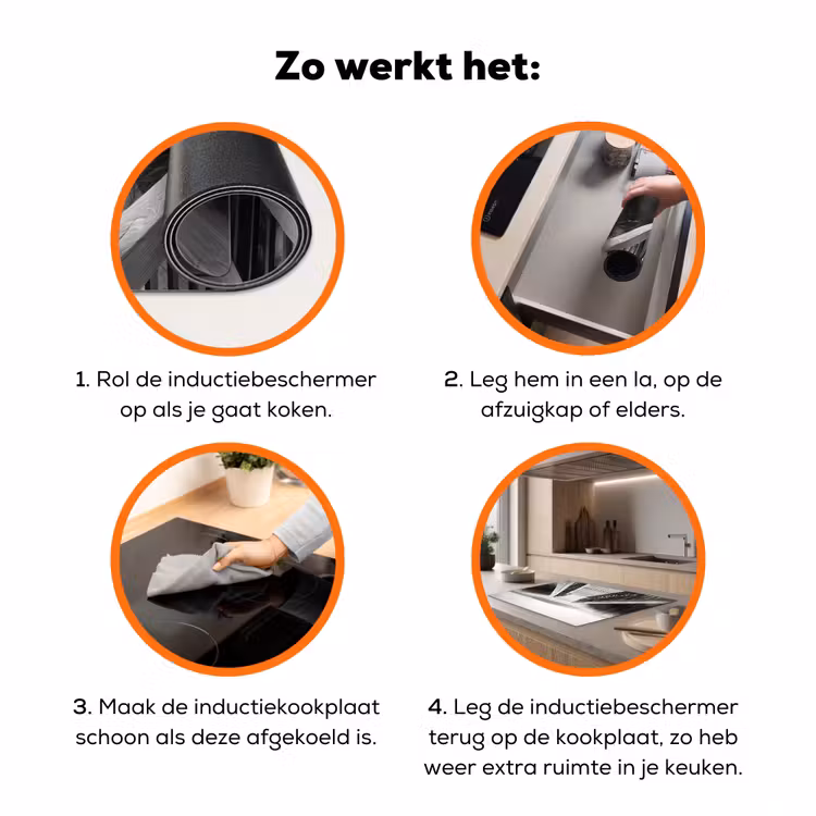 Loopbrug - Hout - Strand - Zee Inductie beschermer vinyl 3mm klein -zzzzzzz-td-werking