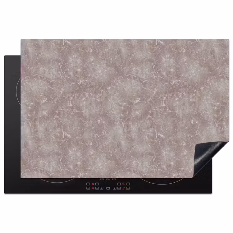 Marmer - Patroon - Mauve Inductie beschermer vinyl 3mm klein 276 -3d