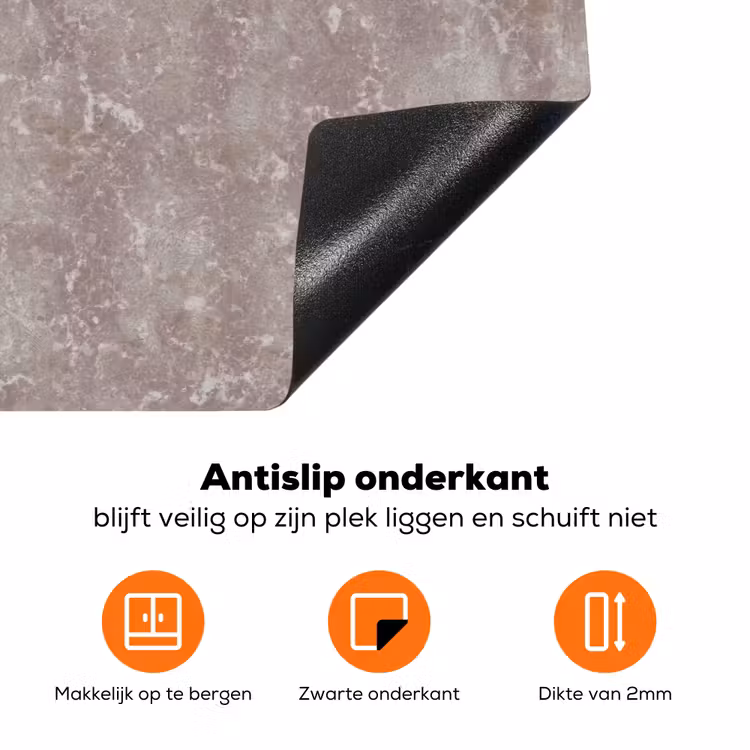 Marmer - Patroon - Mauve Inductie beschermer vinyl 3mm klein 276 -zzzzzzz-td-onderkant
