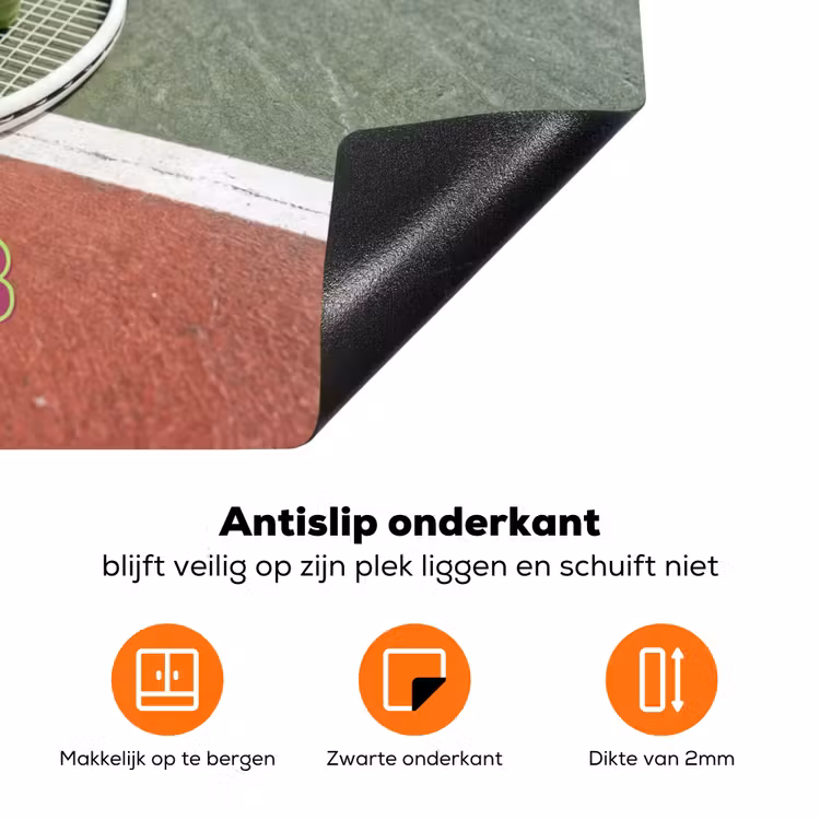 Matcha Club - Tennis - Matcha Inductie beschermer vinyl 3mm klein -zzzzzzz-td-onderkant
