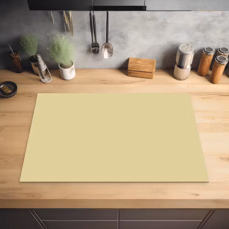 Mellow - Touch - Geel Inductie beschermer vinyl 3mm klein 276 -sfeer5