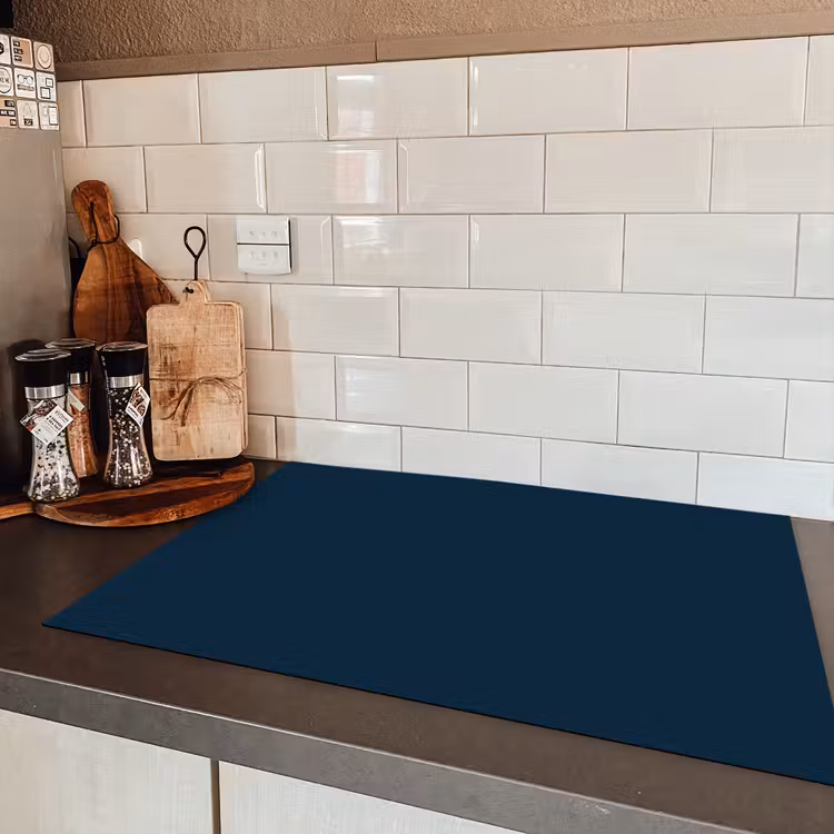 Midnight - Blue - Blauw Inductie beschermer vinyl 3mm klein 276 -sfeer3