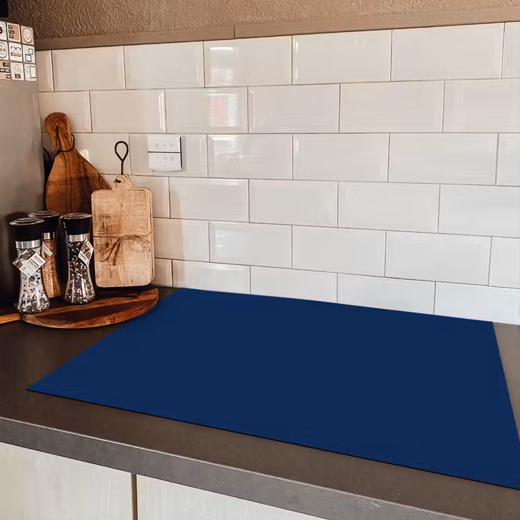 Midnight - Navy - Blauw Inductie beschermer vinyl 3mm klein 276 -sfeer3