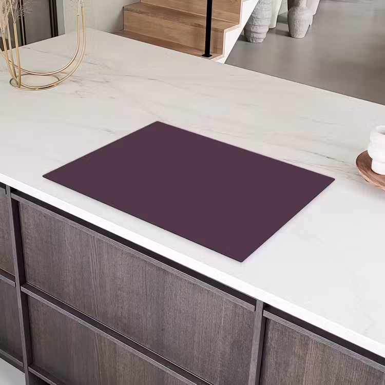 Midnight - Plum - Paars Inductie beschermer vinyl 3mm klein 276 -sfeer8