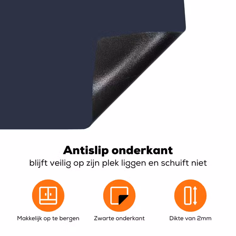 Midnight - Swing - Blauw Inductie beschermer vinyl 3mm klein 276 -zzzzzzz-td-onderkant