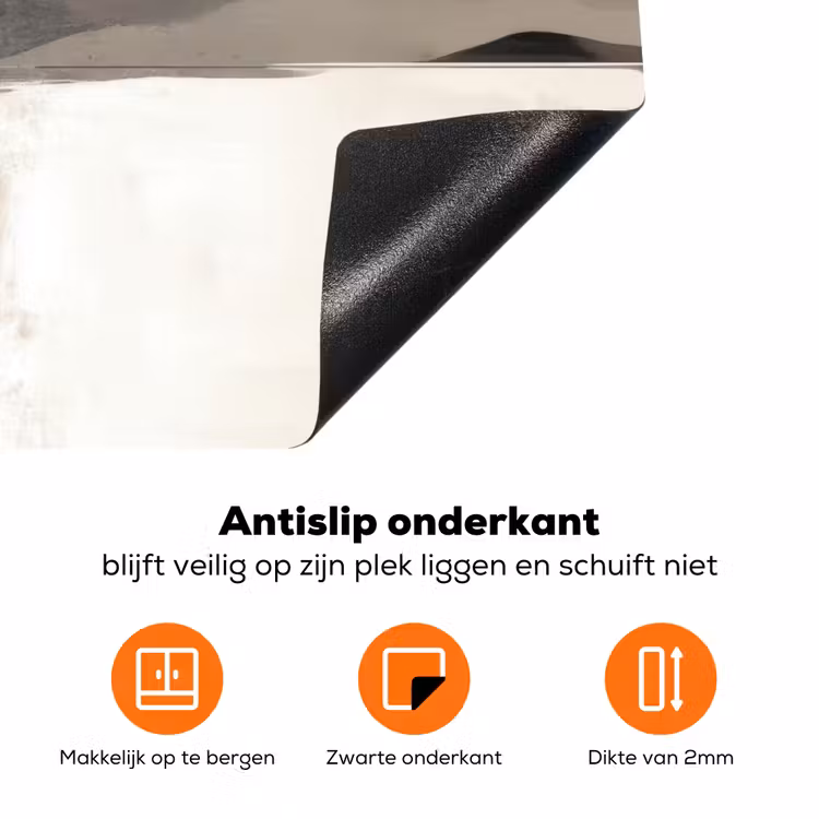 Minimalistisch - Landschap - Dimensie Inductie beschermer vinyl 3mm klein -zzzzzzz-td-onderkant