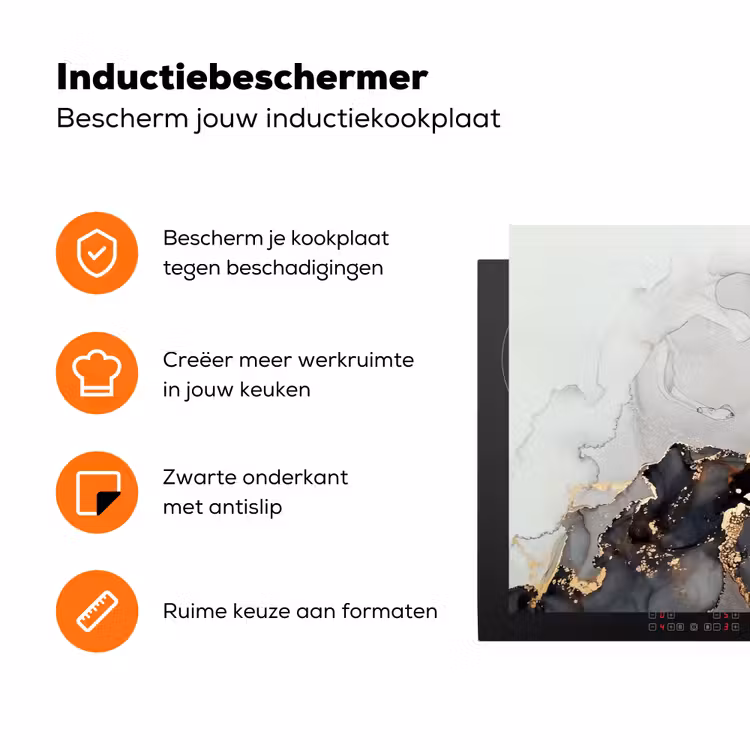 Mysterie van de Diepzee Inductie beschermer vinyl 3mm klein -zzzzzzz-td-ups