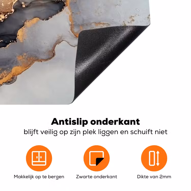 Mysterie van de Diepzee Inductie beschermer vinyl 3mm klein -zzzzzzz-td-onderkant