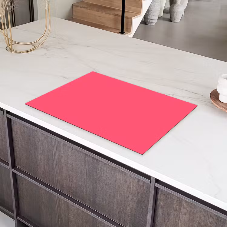 Neon - Flamingo - Roze Inductie beschermer vinyl 3mm klein 276 -sfeer8