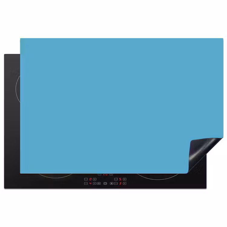 Ocean - Teal - Blauw Inductie beschermer vinyl 3mm klein 276 -3d