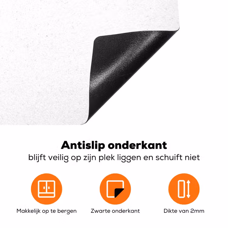 Onbeschreven Blad Inductie beschermer vinyl 3mm klein -zzzzzzz-td-onderkant