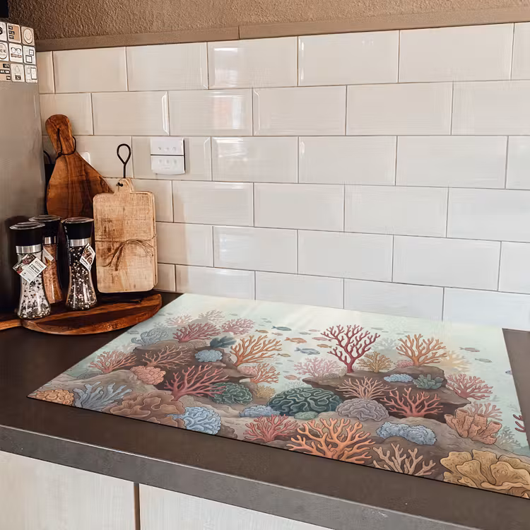 Onderwater - Koraal - Vis - Natuur Inductie beschermer vinyl 3mm klein -sfeer3