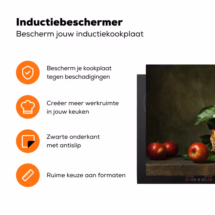 Oogst van de Boomgaard Inductie beschermer vinyl 3mm klein -zzzzzzz-td-ups