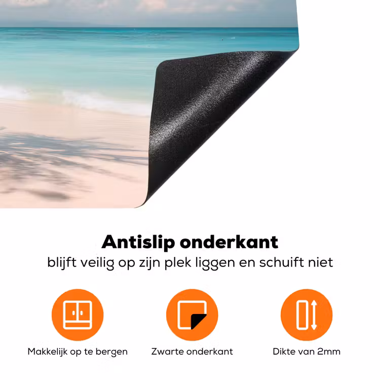 Palmboom - Schommel - Strand - Lucht Inductie beschermer vinyl 3mm klein -zzzzzzz-td-onderkant