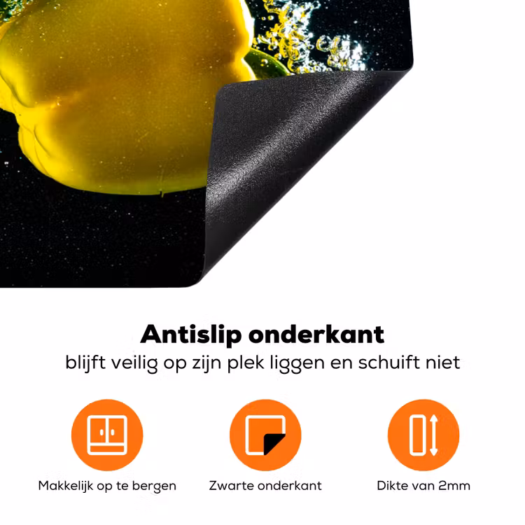 Paprika’s in Watershow Inductie beschermer vinyl 3mm klein -zzzzzzz-td-onderkant