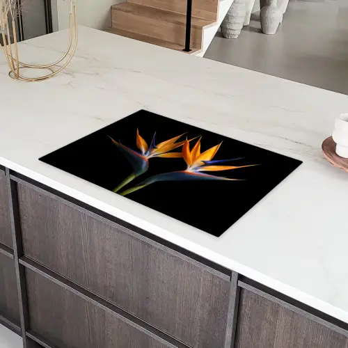 Paradijsvogelbloem Symmetrie Inductie beschermer vinyl 3mm klein -sfeer8