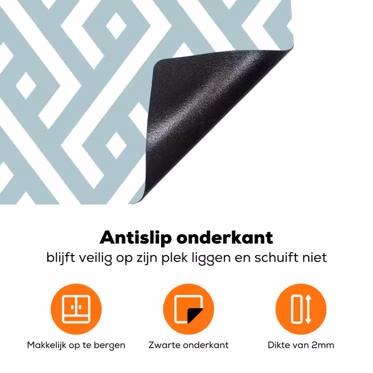 Patronen - Abstract - Geometrie Inductie beschermer vinyl 3mm klein 276 -zzzzzzz-td-onderkant