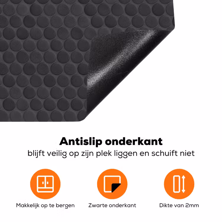 Penny - Mozaïek - Donkergrijs Inductie beschermer vinyl 3mm klein 276 -zzzzzzz-td-onderkant