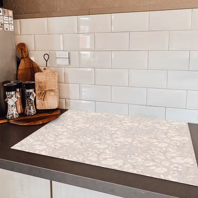 Pioenrozen - Bloesem - Bessen Inductie beschermer vinyl 3mm klein 276 -sfeer3