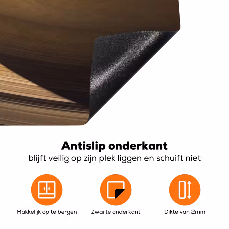 Inductiebeschermer - Planeet - Ringen - Ruimte - Planeet - Ringen - Ruimte Inductie beschermer vinyl 3mm klein