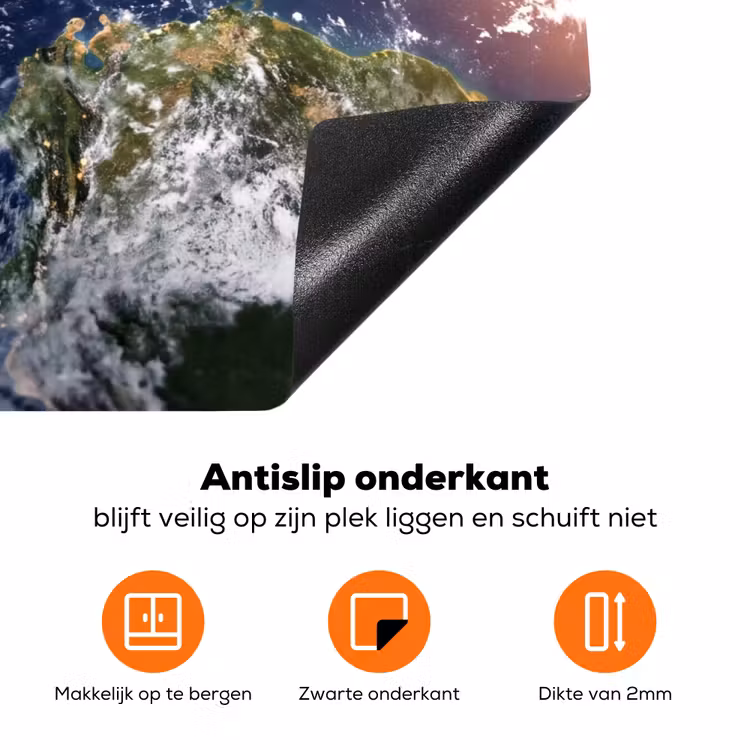 Inductiebeschermer - Planeet - Ruimte - Kosmos - Planeet - Ruimte - Kosmos Inductie beschermer vinyl 3mm klein