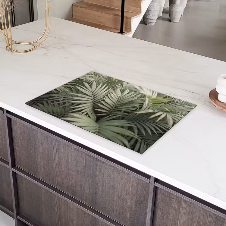 Plant - Palmbladeren - Natuur - Groen Inductie beschermer vinyl 3mm klein -sfeer8