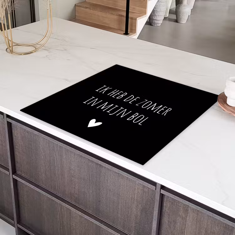 Quotes - Ik heb de zomer in mijn bol - André Hazes - Spreuken Inductie beschermer vinyl 3mm middel -sfeer8