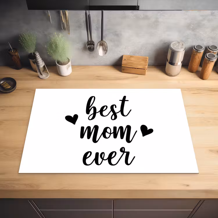 Quotes - Moederdag - Cadeau Inductie beschermer vinyl 3mm klein -sfeer5