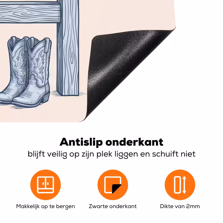 Recreatie - Kleding - Avontuur - Illustratie - Zomer Inductie beschermer vinyl 3mm klein -zzzzzzz-td-onderkant