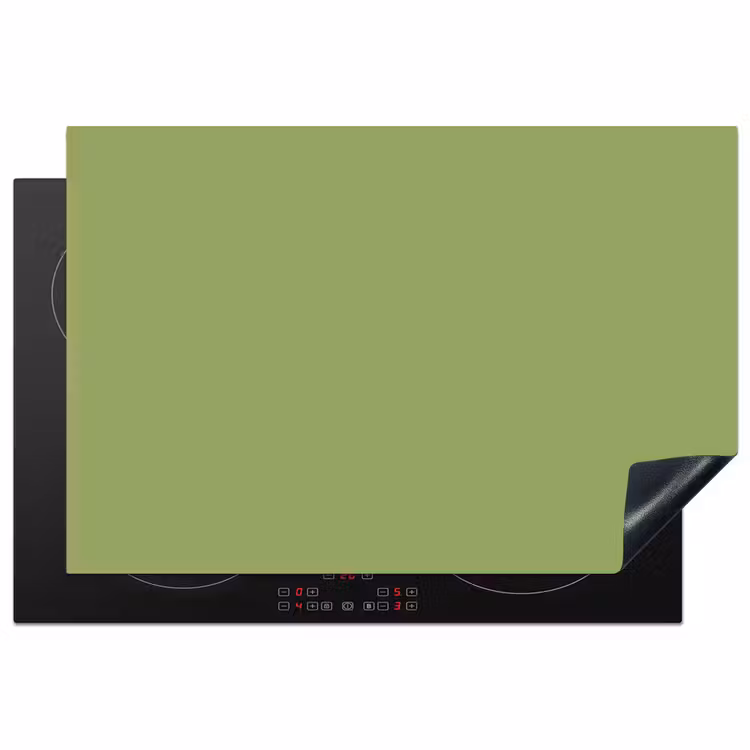 Sage - Green - Groen Inductie beschermer vinyl 3mm klein 276 -3d