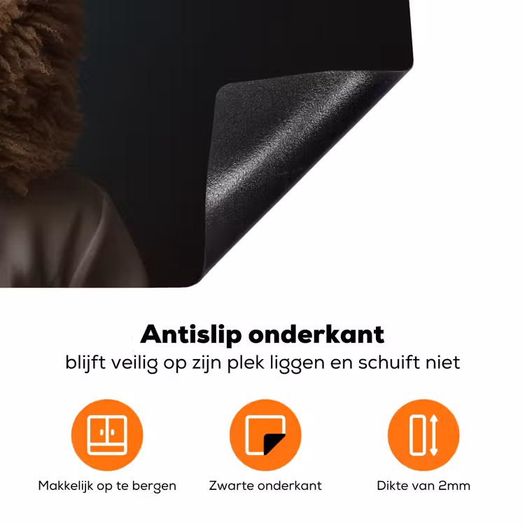 Schaap - Wol - Kok Inductie beschermer vinyl 3mm klein -zzzzzzz-td-onderkant