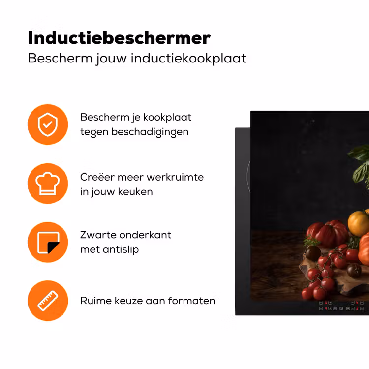 Schaduw en Aroma Inductie beschermer vinyl 3mm klein -zzzzzzz-td-ups
