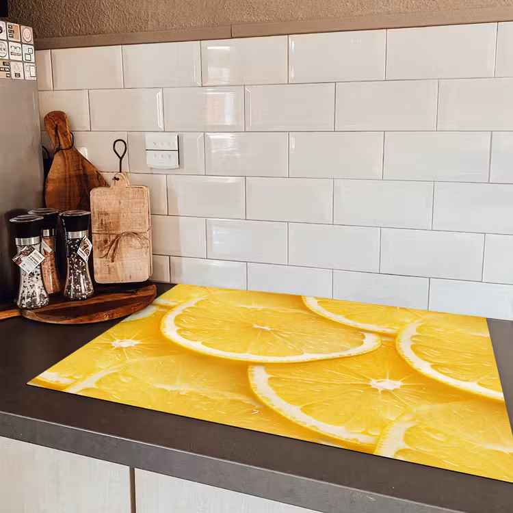 Schijfjes - Citroen - Sap Inductie beschermer vinyl 3mm klein 276 -sfeer3