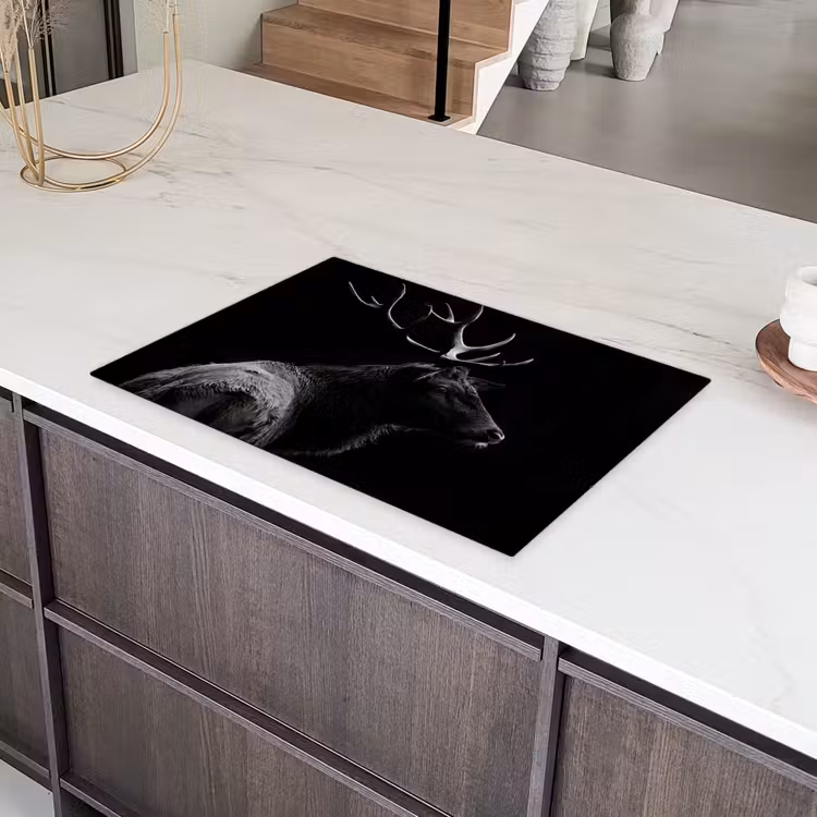 Silhouet van de Wildernis Inductie beschermer vinyl 3mm klein -sfeer8