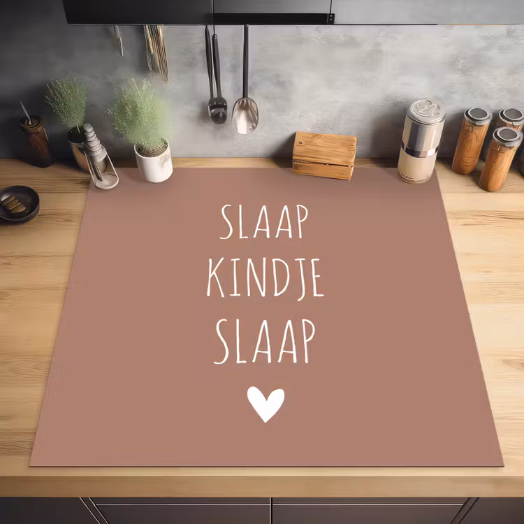 Slaap kindje slaap - Quotes - Spreuken Inductie beschermer vinyl 3mm middel -sfeer5