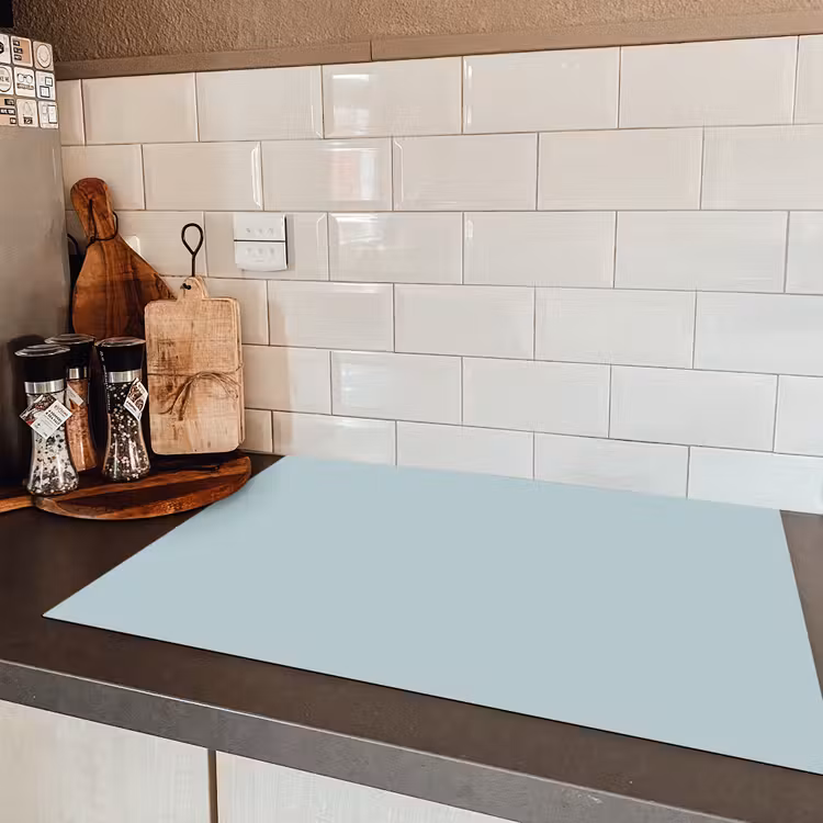 Slate - Blue - Blauw Inductie beschermer vinyl 3mm klein 276 -sfeer3