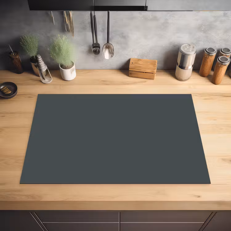 Slate - Millstone - Grijs Inductie beschermer vinyl 3mm klein 276 -sfeer5