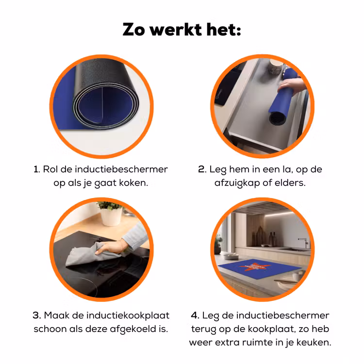 Slow down you're doing fine - Ster - Blauw Inductie beschermer vinyl 3mm klein -zzzzzzz-td-werking