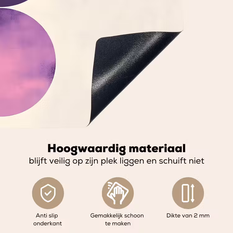 Abstract - Cirkels - Paars Inductie beschemer met haakjes klein -ky-onderkant-nl