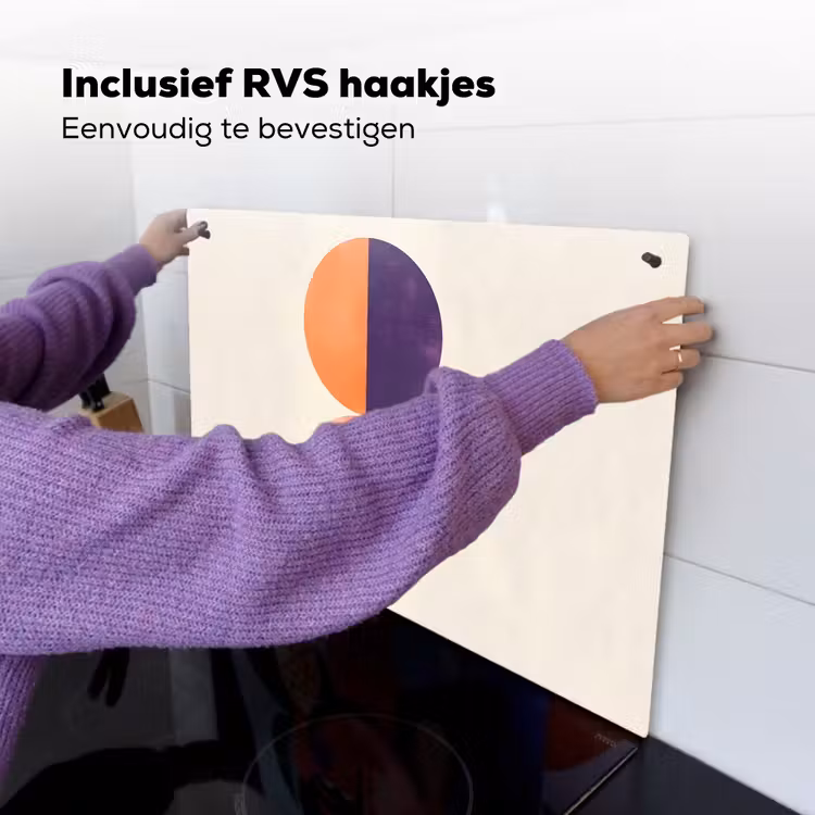 Abstract - Cirkels - Paars Inductie beschemer met haakjes klein -ky-ophangen-nl