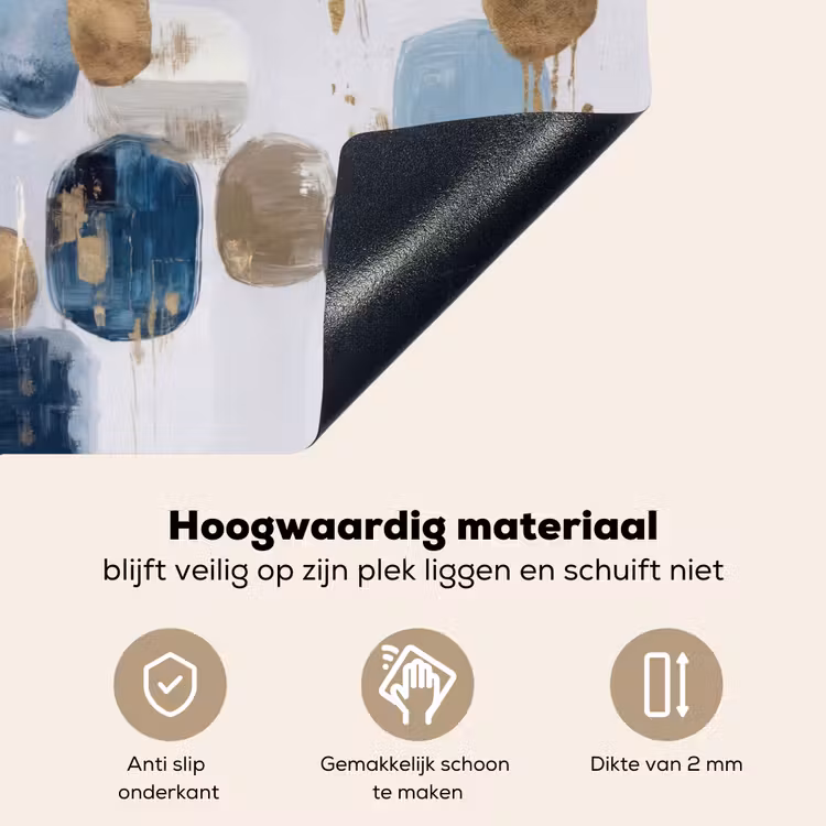Abstract - Goud - Vormen Inductie beschemer met haakjes klein -ky-onderkant-nl