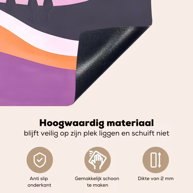 Abstract - Heuvels - Bomen - Groen Inductie beschemer met haakjes klein -ky-onderkant-nl