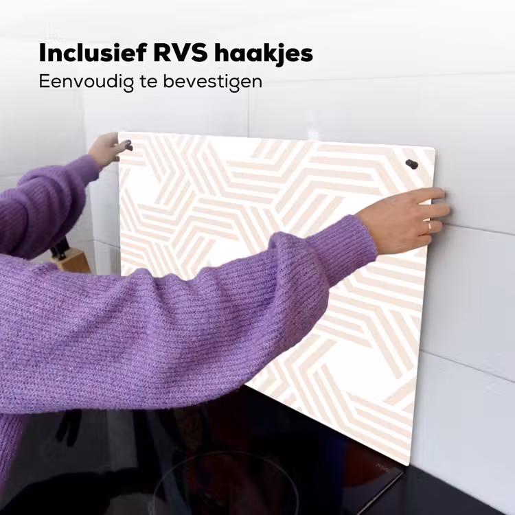Abstract - Patronen - Design Inductie beschemer met haakjes klein 777 -ky-ophangen-nl